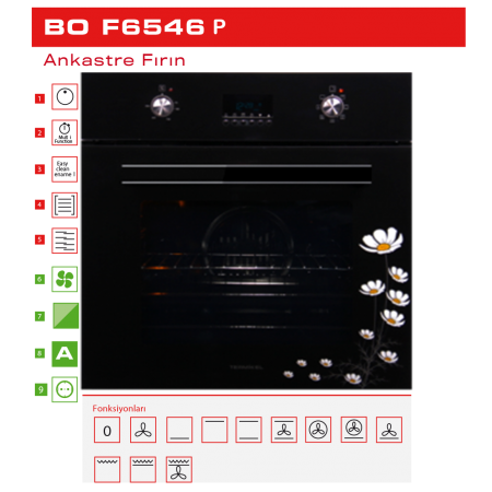 Termikel  | Ankastre Fırın BO F6546 P